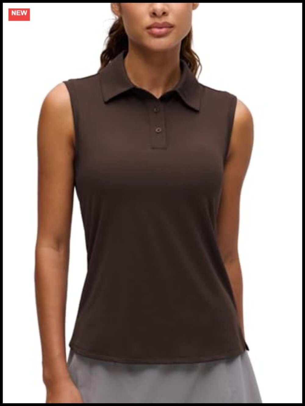 CRZ YOGA Sleeveless Golf Polo UPF 50+ Sun Protection